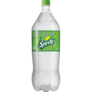 Sprite Sparkling Lemon Lime & Cucumber Flavoured Drink 2L