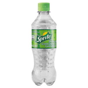 Sprite Sparkling Lemon Lime & Cucumber Flavoured Soft Drink Bottle 440ml