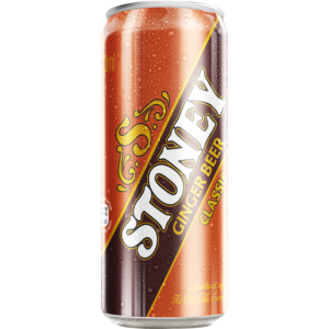 Stoney Ginger Beer Classic Soft Drink Can 300ml