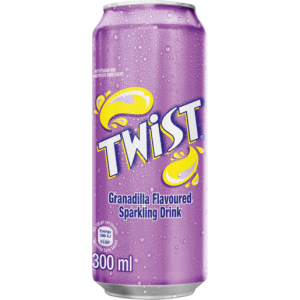 Twist Granadilla Flavoured Soft Drink Can 300ml