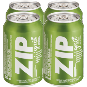 Zip Green Cola 4 x 330ml