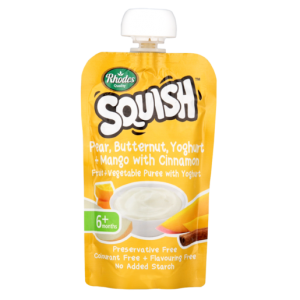 Rhodes Squish Pear, Butternut, Yoghurt & Mango Puree With Cinnamon 110ml