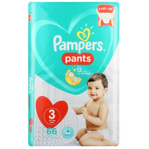 Pampers Pants Size 3 Disposable Diapers 66 Pack