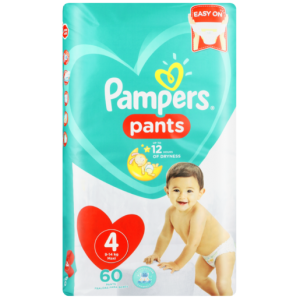 Pampers Pants Size 4 Disposable Diapers 60 Pack