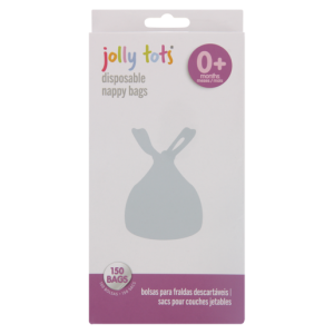 Jolly Tots Disposable Nappy Bags 150 Pack