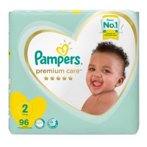 Pampers Premium Care Size 2 Diapers 96 Pack