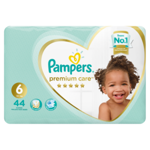 Pampers Premium Care Size 6 Nappies 44 Pack