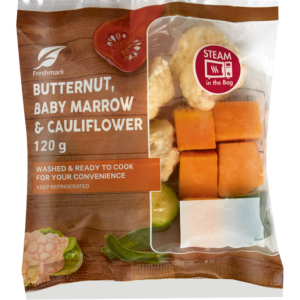 Butternut, Baby Marrow & Cauliflower Pack 120g