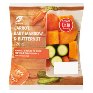 Carrot, Baby Marrow & Butternut Pack 120g