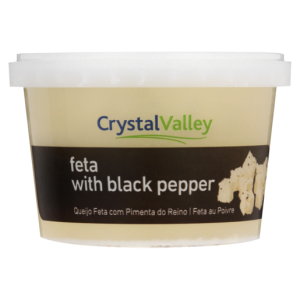 Crystal Valley Feta With Black Pepper 200g