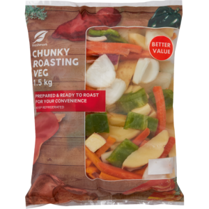 Chunky Roasting Vegetable Pack 1.5kg