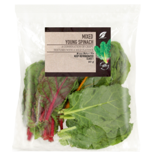 Mixed Young Spinach Pack 90g