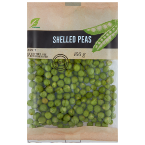 Shelled Peas Pack 100g