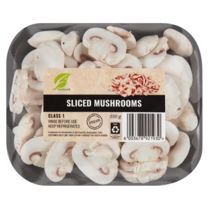 Sliced White Mushrooms 250g