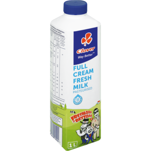 Clover Fresh Full Cream Milk Carton 1L