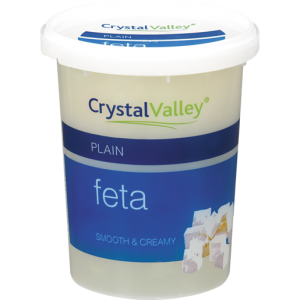 Crystal Valley Plain Feta Cheese 400g