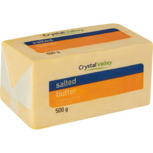 Crystal Valley Salted Butter Brick 500g