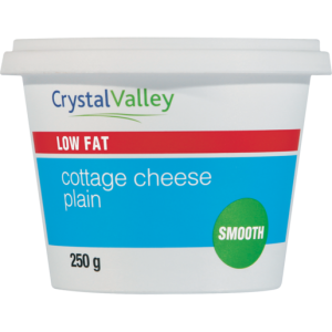 Crystal Valley Smooth Low Fat Cottage Cheese 250g