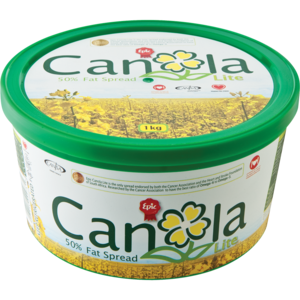 Epic Canola Lite 50% Fat Spread 1kg