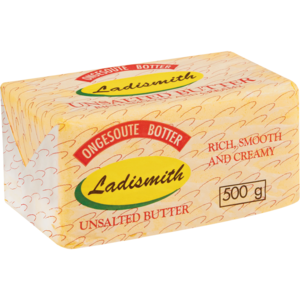 Ladismith Unsalted Butter Brick 500g