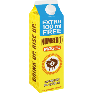 Number 1 Banana Flavoured Mageu Carton 1L