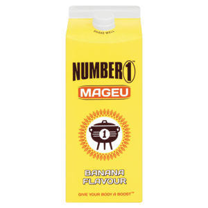 Number 1 Banana Flavoured Mageu Carton 2L