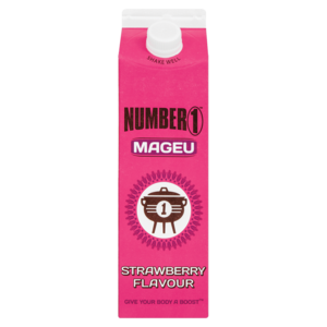 Number 1 Strawberry Flavoured Mageu 1L