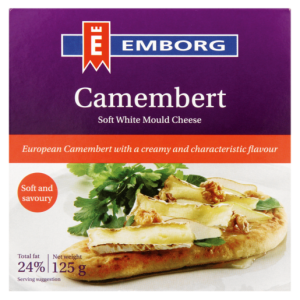 Emborg Camembert Soft White Mould Cheese Pack 125g