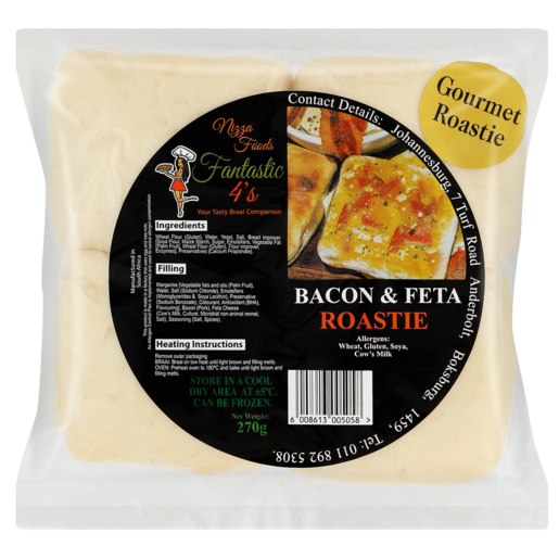 Nizza Foods Bacon & Feta Roastie 4 Pack