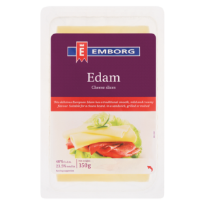 Emborg Edam Cheese Slices 150g