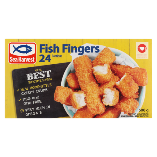 Sea Harvest Frozen Fish Fingers 600g