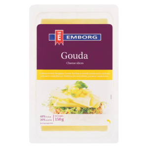 Emborg Gouda Cheese Slices 150g