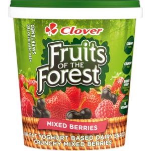 Clover Fruits Of The Forest Mixed Berry Low Fat Yoghurt Based Dairy Snack 1kg