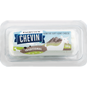 Fairview Chevin Traditional Low Fat Soft Goat Cheese Pack 100g