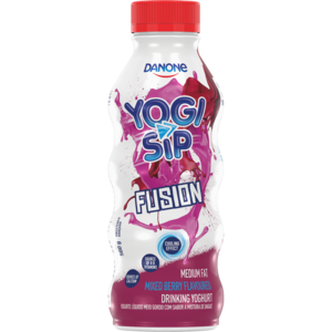 Danone Yogi Sip Fusion Mixed Berry Yoghurt Drink 500g