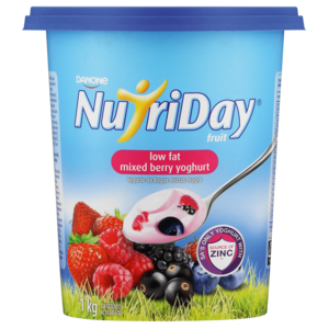 Nutriday Low Fat Mixed Berry Fruit Yoghurt 1kg