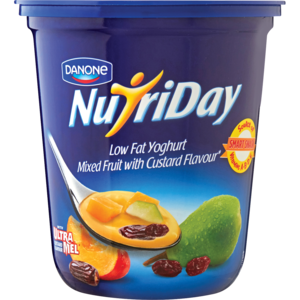 Nutriday Low Fat Stewed Fruit & Custard Yoghurt 1kg