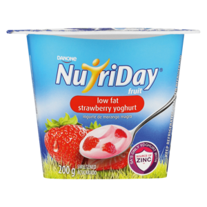 Nutriday Strawberry Flavoured Low Fat Yoghurt 200g