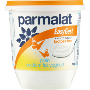 Parmalat Easygest Medium Fat Plain Yoghurt 1kg