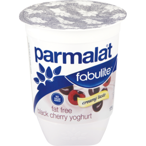 Parmalat Fabulite Fat Free Black Cherry Yoghurt 175g