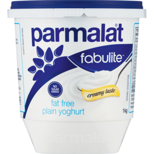 Parmalat Fabulite Fat Free Plain Yoghurt 1kg