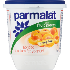 Parmalat Medium Fat Apricot Yoghurt 1kg