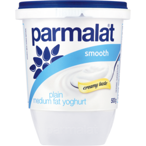 Parmalat Plain Medium Fat Smooth Yoghurt 500g