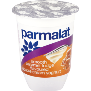 Parmalat Smooth Caramel Fudge Flavoured Double Cream Yoghurt 175g