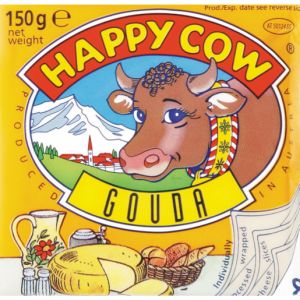 Happy Cow Gouda Cheese Slices 150g