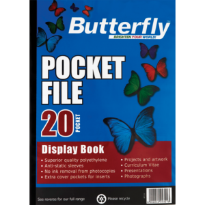 Butterfly A4 Display File 20 Page