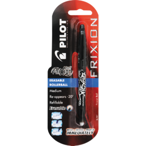 Pilot Frixion Black Rollerball Erasable Pen