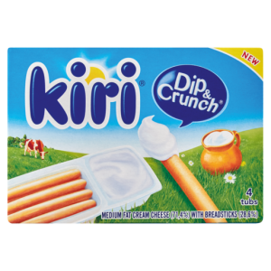 Kiri Dip 'N Crunch Medium Fat Cream Cheese With Breadsticks 140g