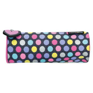 Dots & Stripes Assorted Round Pencil Bag