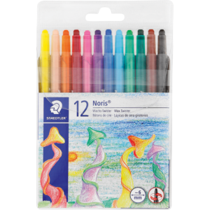 Staedtler Retractable Wax Crayons 12 Pack